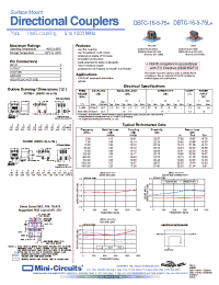 Datasheet DBTC-16-5-75+ manufacturer Mini-Circuits